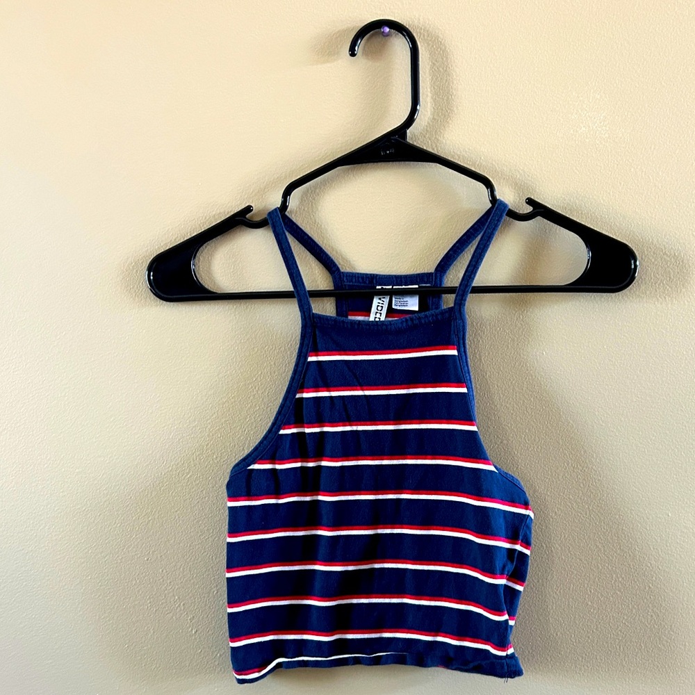 Striped Crop Tank